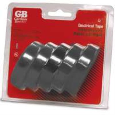 Gardner Bender GTPB-550 5PK BLK ELEC TAPE    