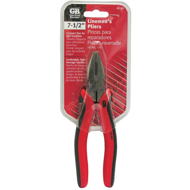 Gardner Bender GS-387 LINEMANS PLIERS 