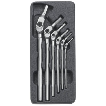 Gearwrench Metric Flex Hex Key Set, Satin Finish