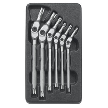 Gearwrench Torx Flex Key Set, Satin Finish