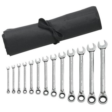 Gearwrench 13 Piece SAE Combination Ratcheting Wrench Set