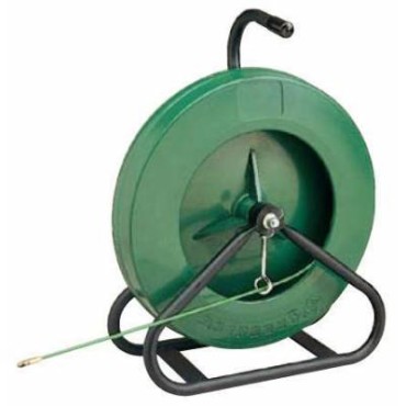 Greenlee 542-250 250' x 3/16" Fiberglass Fish Tape in Reel Stand