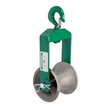 Greenlee 651 Hook Sheave 4000-Pound Capacity 12-Inch