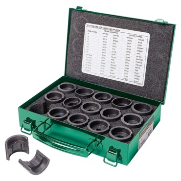 Greenlee KD12CU 12-Ton Crimping Die Kit for Copper