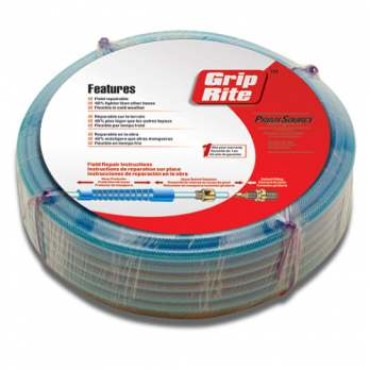 Grip Rite 3/8" X 50 ft. Blue Polyurethane Air Hose with Fittings