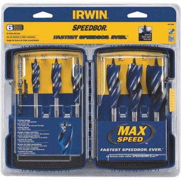 IRWIN IWAX236PC 6PC SPEEDBORE SET   