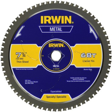 IRWIN 4935560 7-1/4 68T METAL BLADE