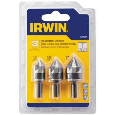 IRWIN 1877720 3PC COUNTERSINK SET   