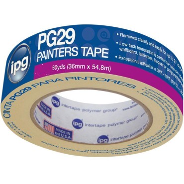 Intertape Polymer PG29 1X60YD LOW TACK MASKING