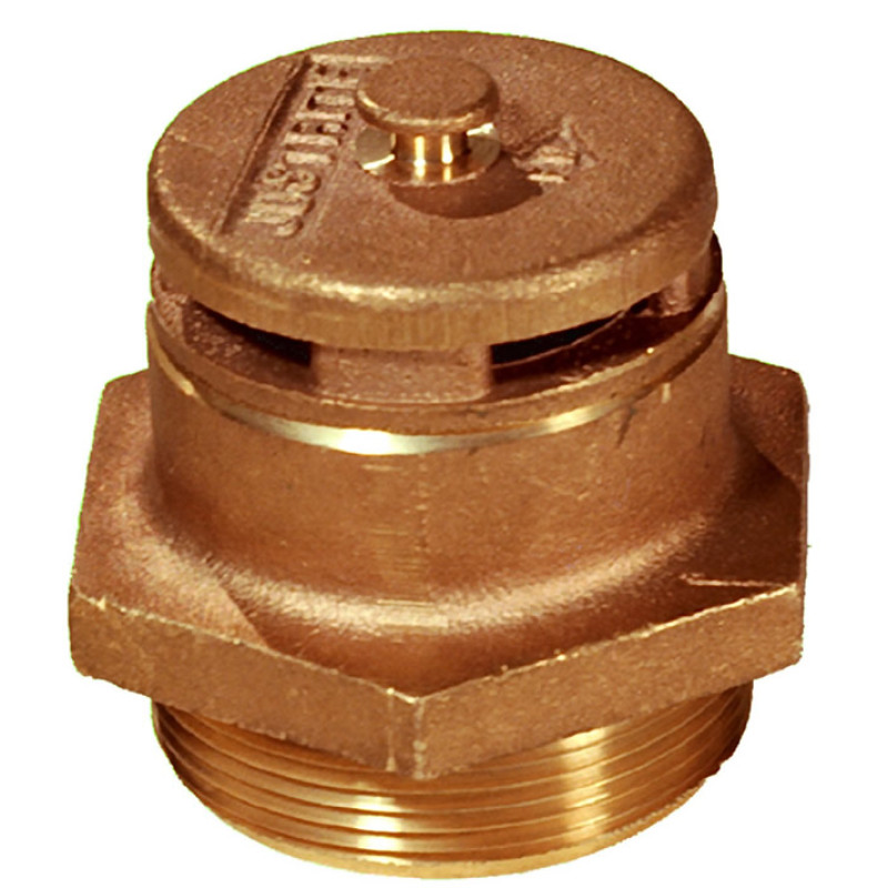 Justrite Brass Vertical Vent For Petroleum Based Applications, 2