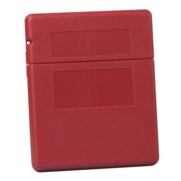 Justrite Document Storage Box For Sds Sheets, Lockable Flip-top