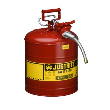 Justrite Type II Accuflow™ Steel Safety Can For Flammables, 5 Gal.