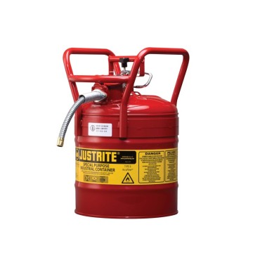 Justrite Type Ii Accuflow™ D.o.t. Steel Safety Can, 5 Gal., 5/8