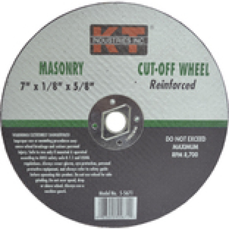 K-T Industries 5-5671 7 MASON CUT OFF WHEEL