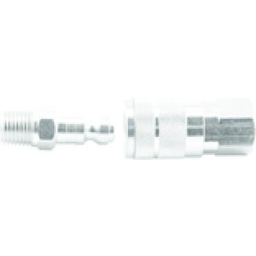 K-T Industries 6-5000 1/4 COUPLER NIPPLE SET 