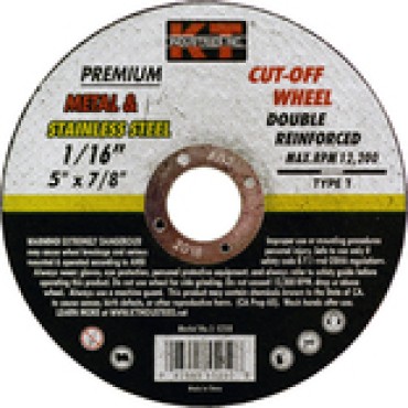 K-T Industries 5-5250 5x1/16 CUT OFF WHEEL  
