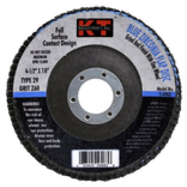 K-T Industries 5-6963 4.5 60G BLUE FLAP DISC