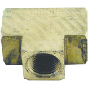 K-T Industries 6-5270 1/4 NPT BRASS T        