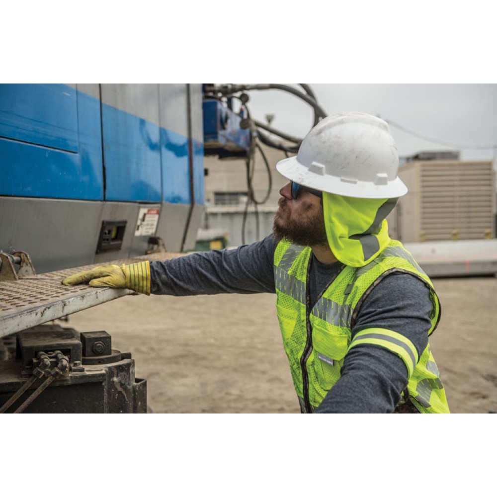 Kishigo 2808 Hard Hat Nape Protector [Lime]