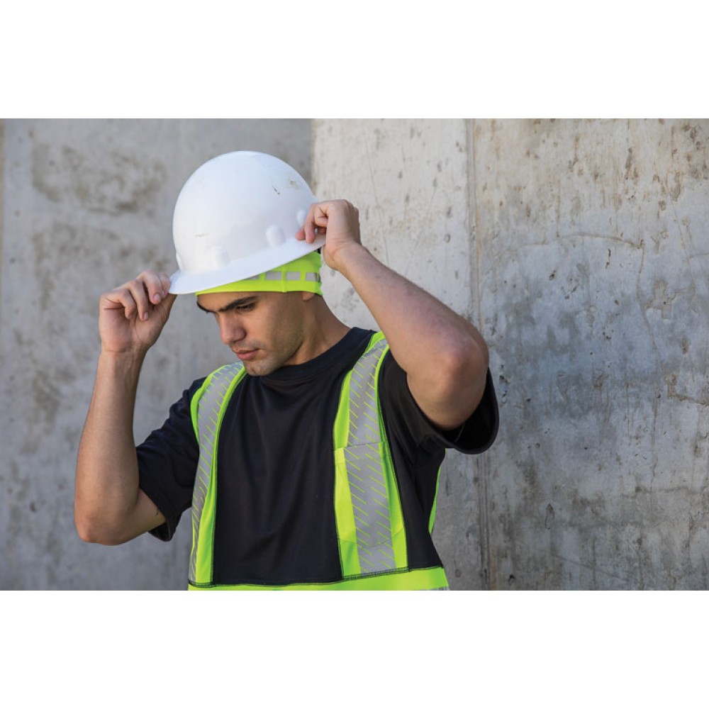 Kishigo 2828 LIME, NON-ANSI COMPLIANT FLEECE HI VIS CAP