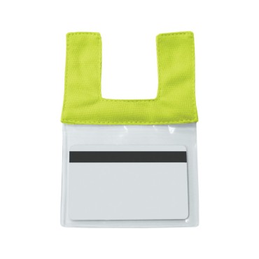 Kishigo RTCIDL Retractable Clear ID Pocket [Lime]