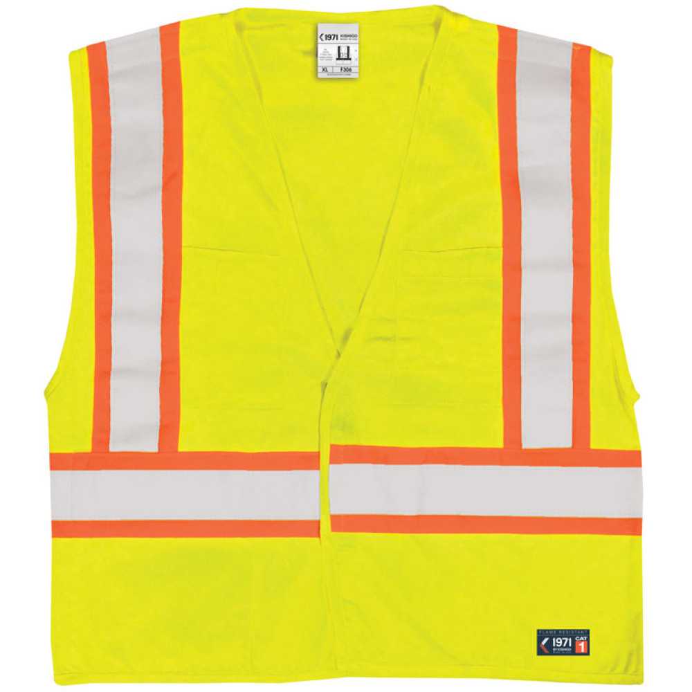 Kishigo F306 FR Pro Series Vest [Lime]