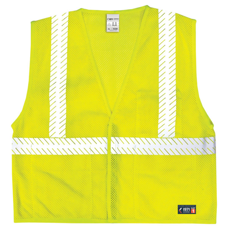 Kishigo FM389 FR Breathable Mesh Vest [Lime]