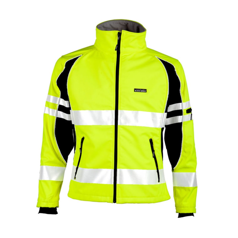 Kishigo JS144 Premium Black Series Women's Soft Shell Jacket [Lime]