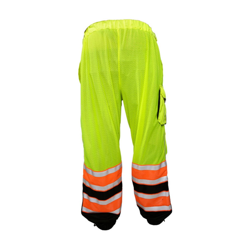 Kishigo 3173 Premium Brilliant Series Ultimate Reflective Mesh Pants [Lime]