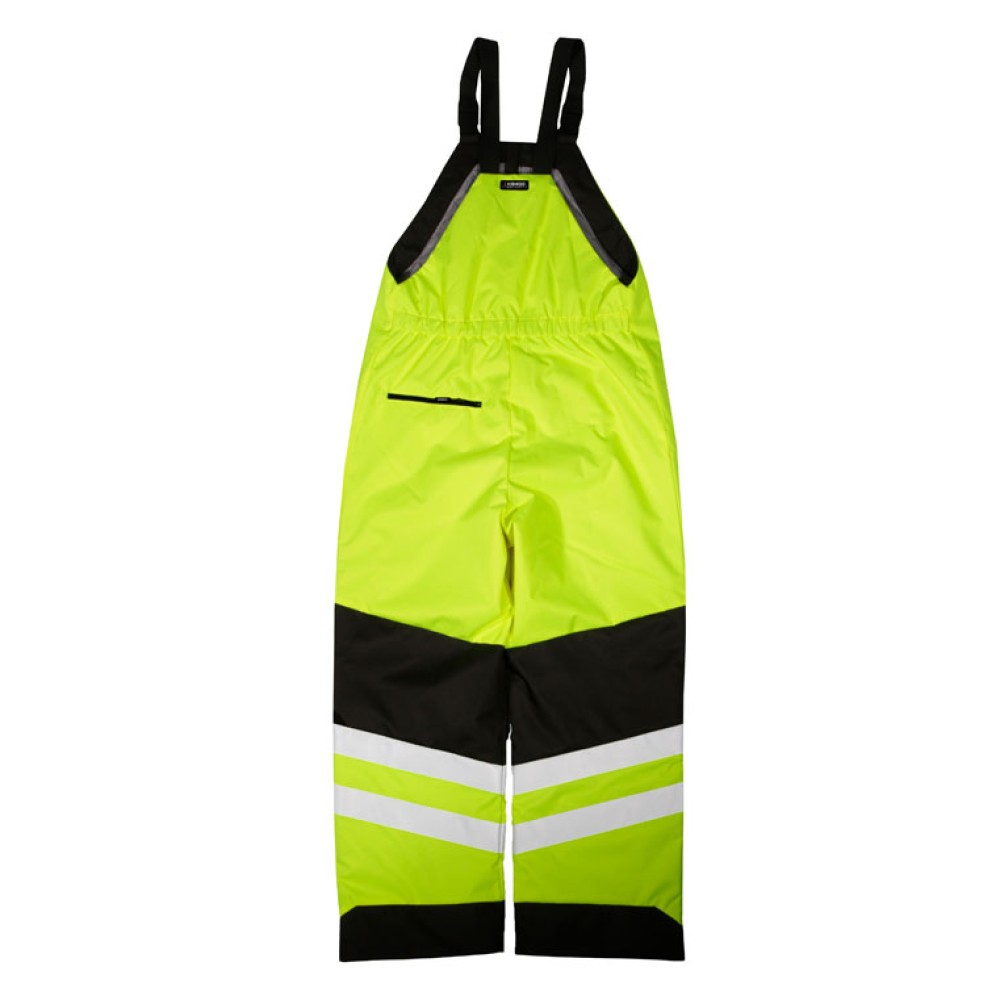 Kishigo IN412 Premium Black Series Insulated Bib [Lime]