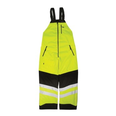 Kishigo IN412 Premium Black Series Insulated Bib [Lime]