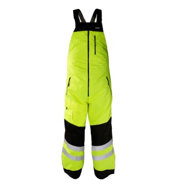 Kishigo IN412 Premium Black Series Insulated Bib [Lime]