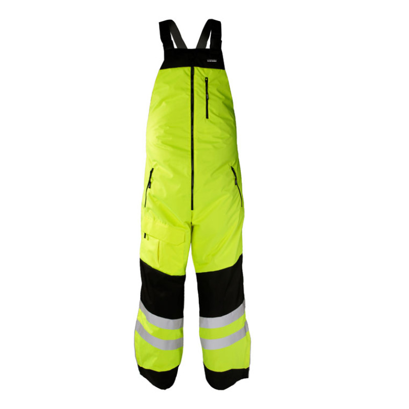 Kishigo IN412 Premium Black Series Insulated Bib [Lime]