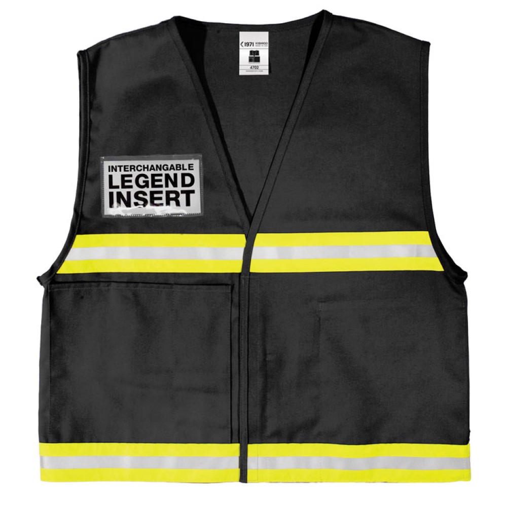 Kishigo 4700 Series Incident Command Vest [Black]