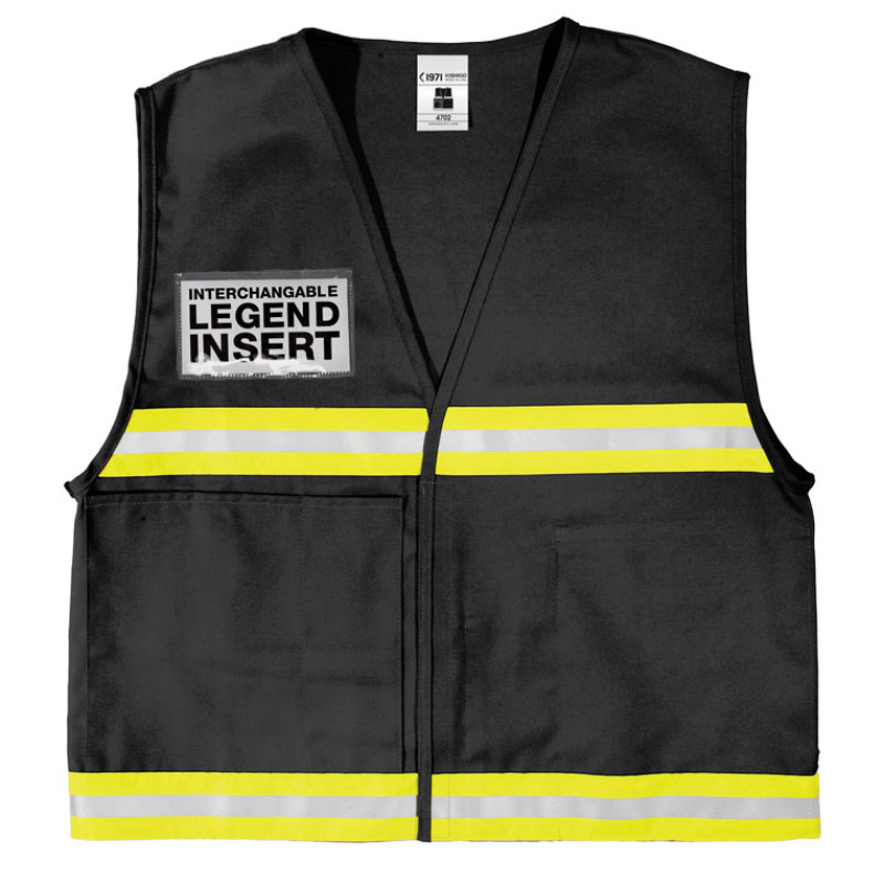 Kishigo 4700 Series Incident Command Vest [Black]