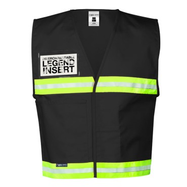 Kishigo 4700 4700 Series Incident Command Vest [Black]