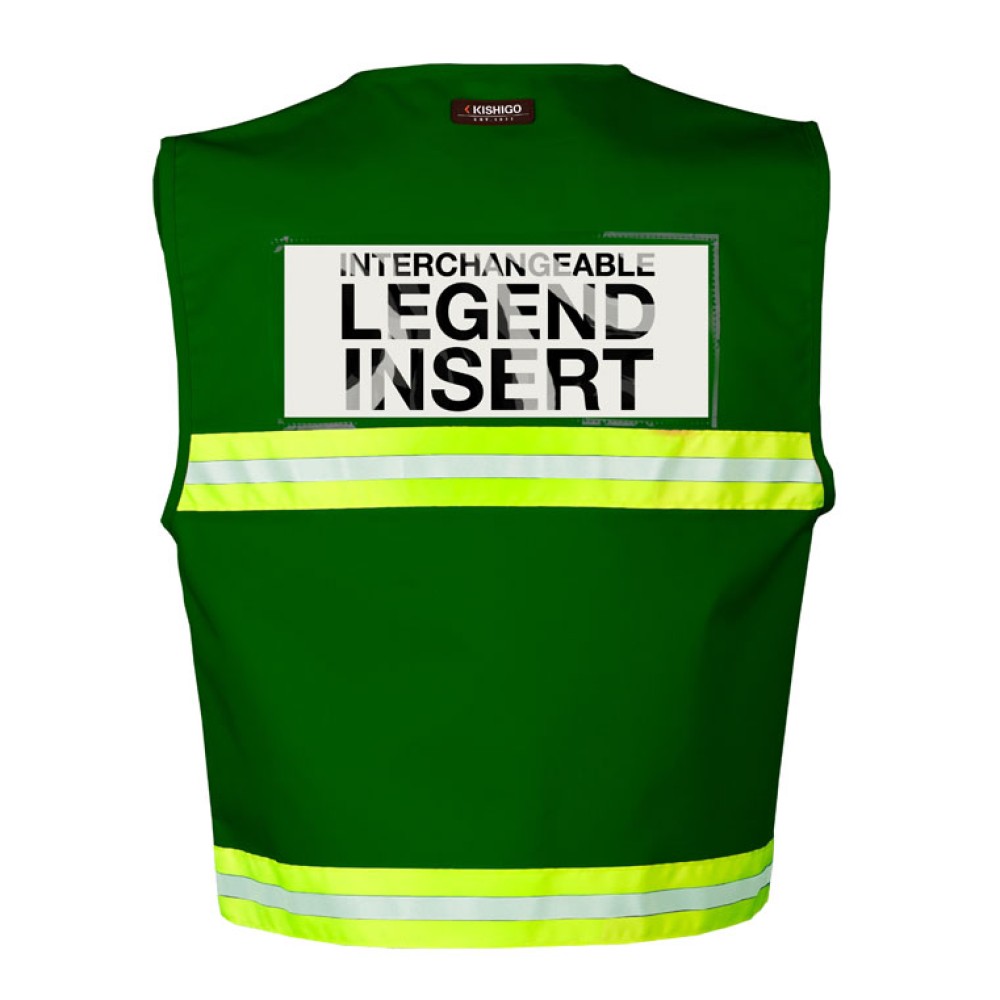 Kishigo 4700 Series Incident Command Vest [Green]