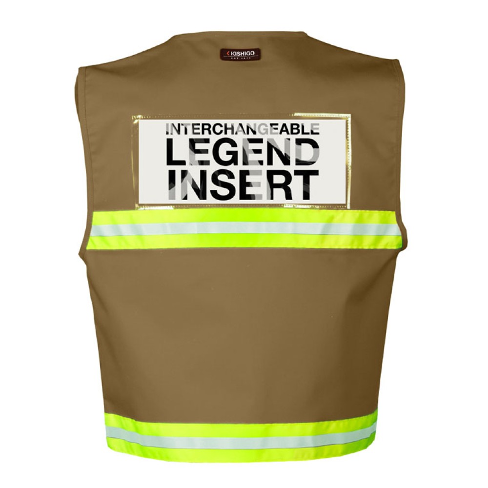 Kishigo 4700 Series Incident Command Vest [Tan]