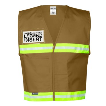 Kishigo 4700 Series Incident Command Vest [Tan]