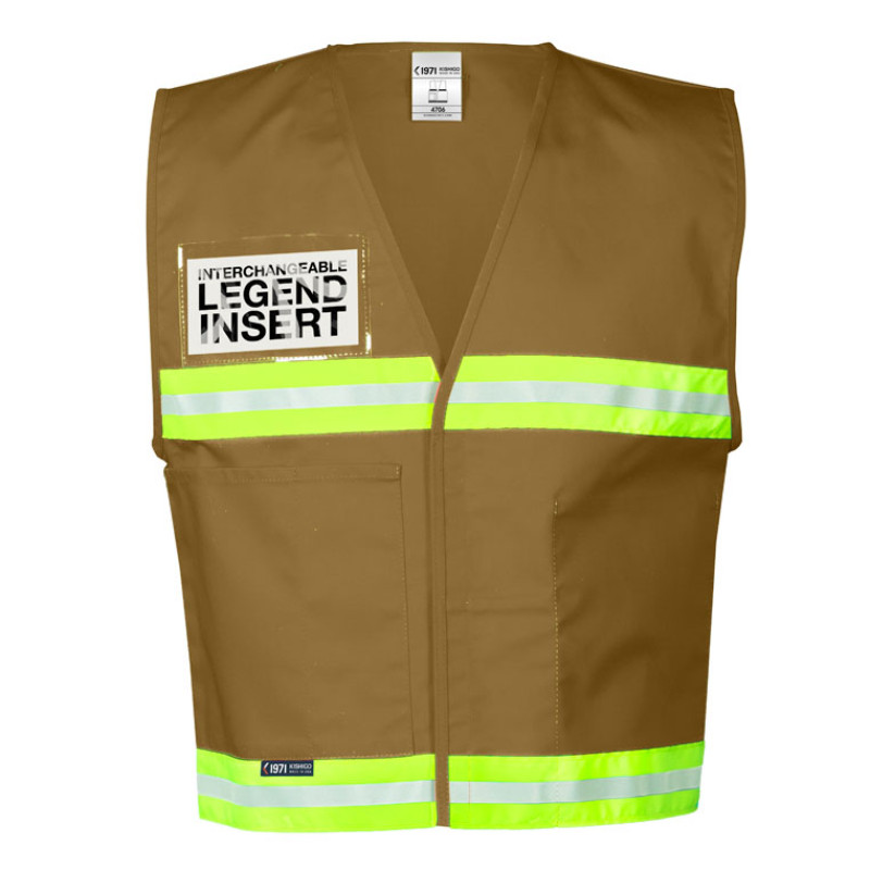 Kishigo 4700 Series Incident Command Vest [Tan]