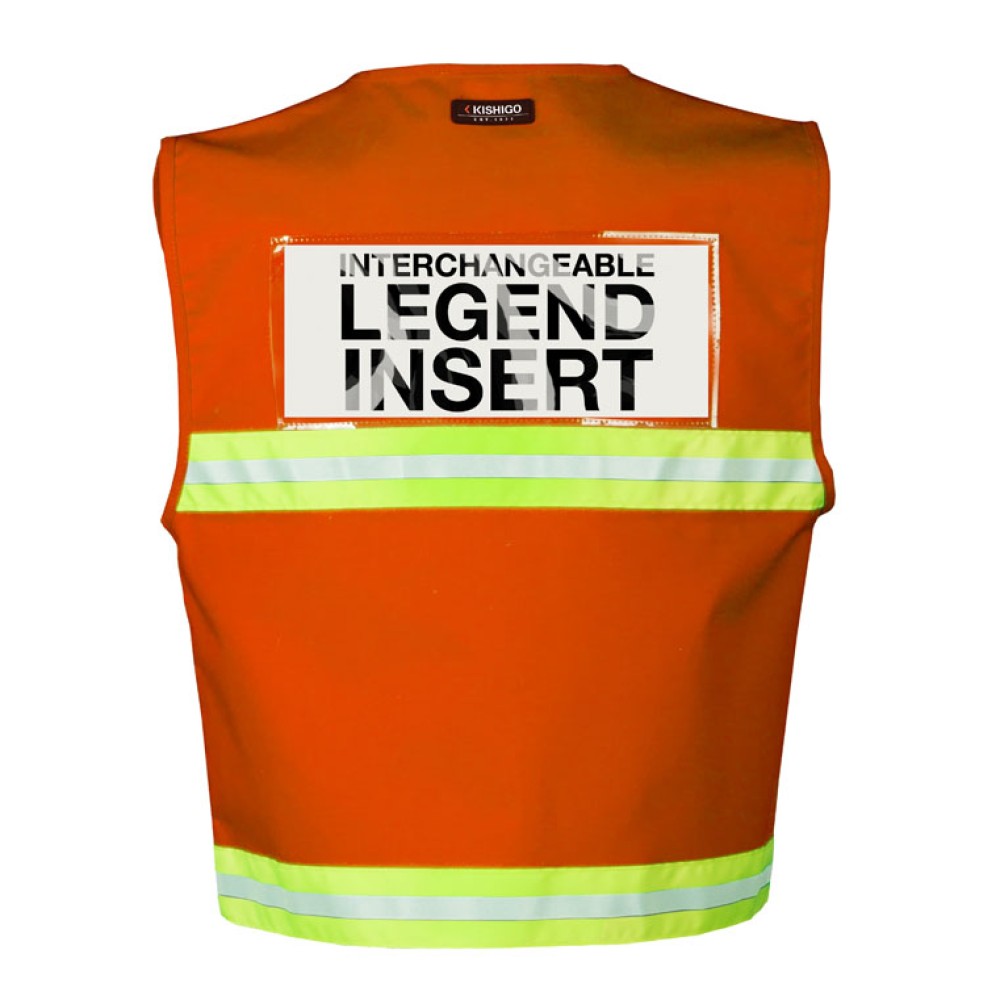 Kishigo 4700 Series Incident Command Vest [International Orange]