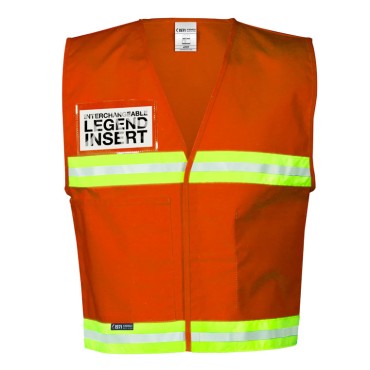 Kishigo 4700 4700 Series Incident Command Vest [International Orange]