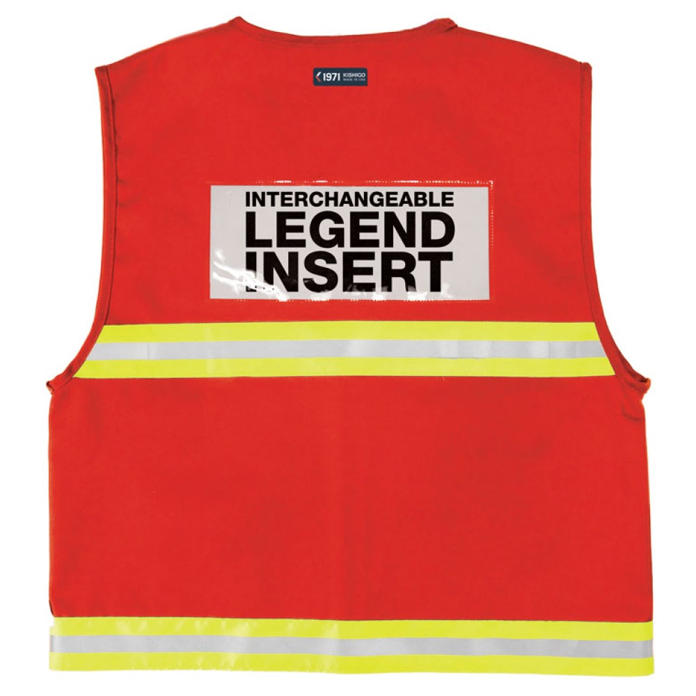 Kishigo 4700 Series Incident Command Vest [Red]