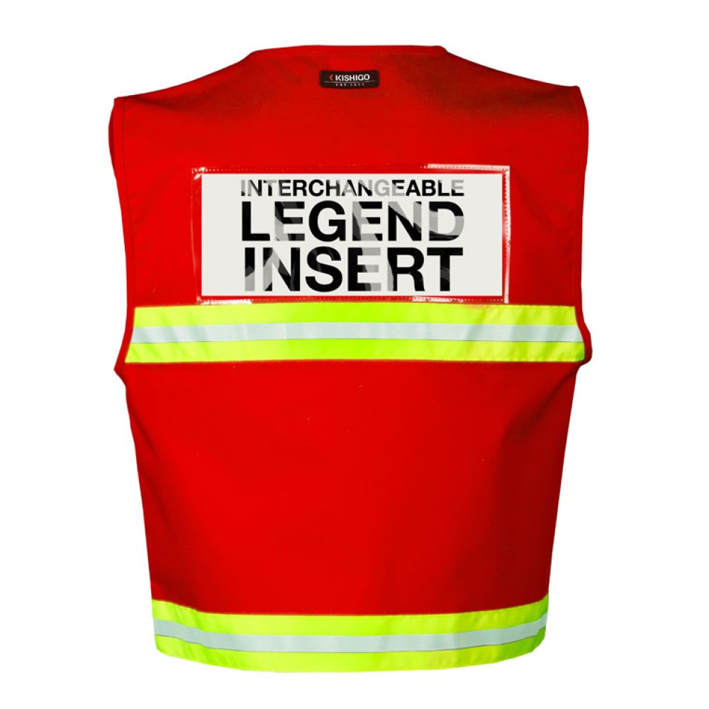 Kishigo 4700 Series Incident Command Vest [Red]