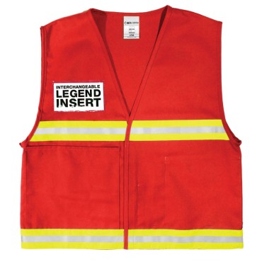 Kishigo 4700 4700 Series Incident Command Vest [Red]