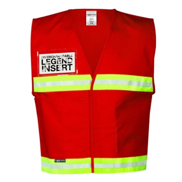 Kishigo 4700 4700 Series Incident Command Vest [Red]