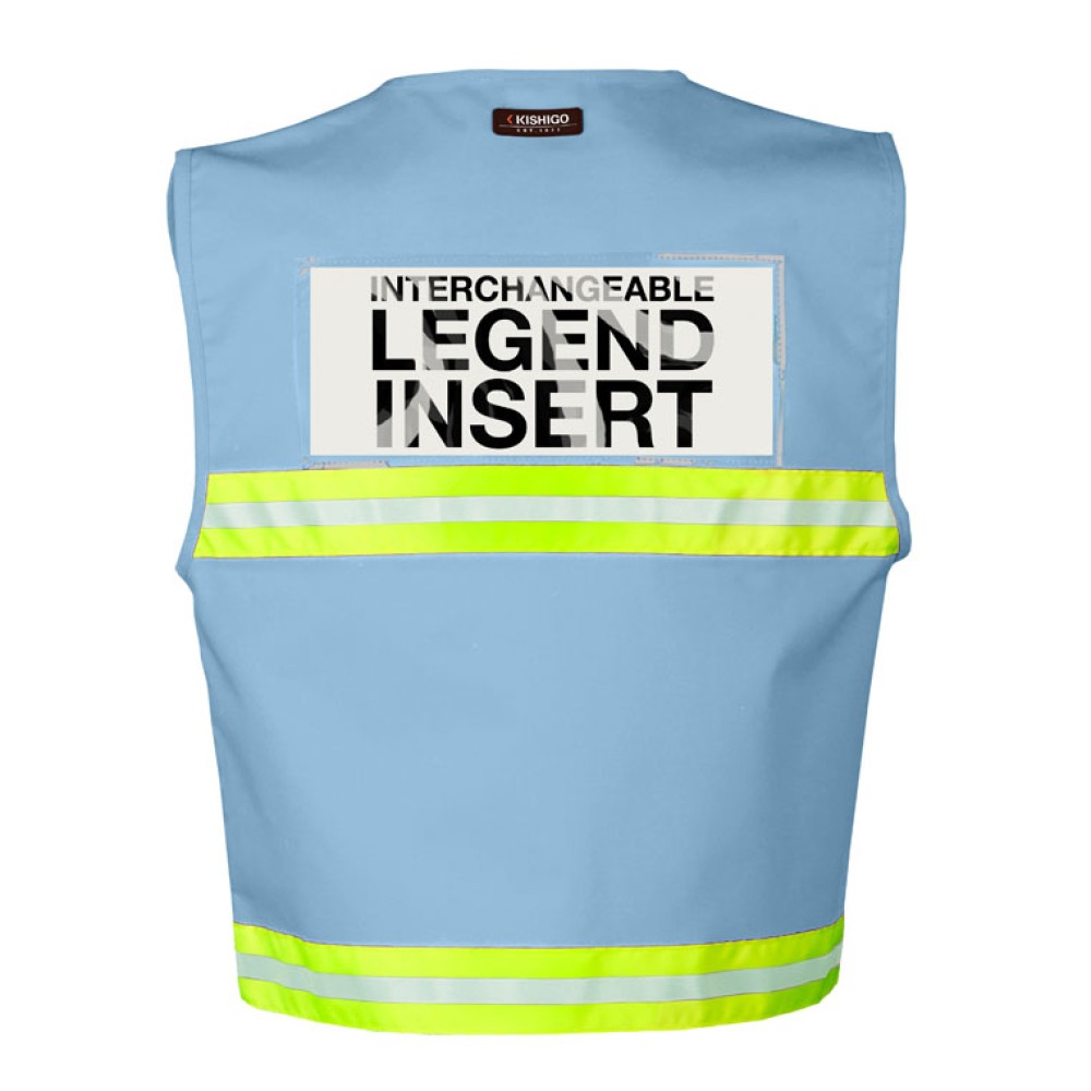 Kishigo 4700 Series Incident Command Vest [Light Blue]
