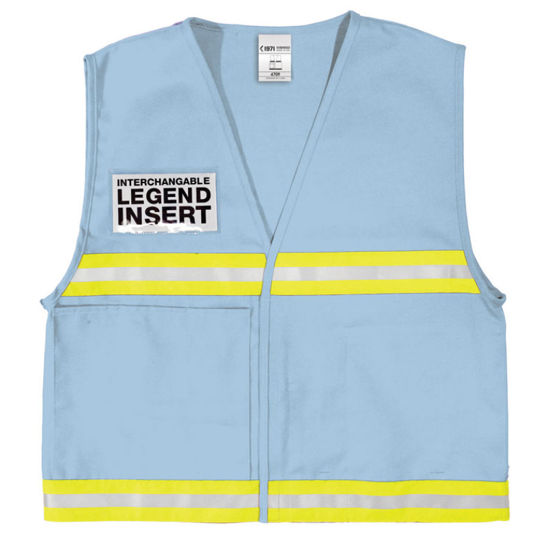 Kishigo 4700 Series Incident Command Vest [Light Blue]