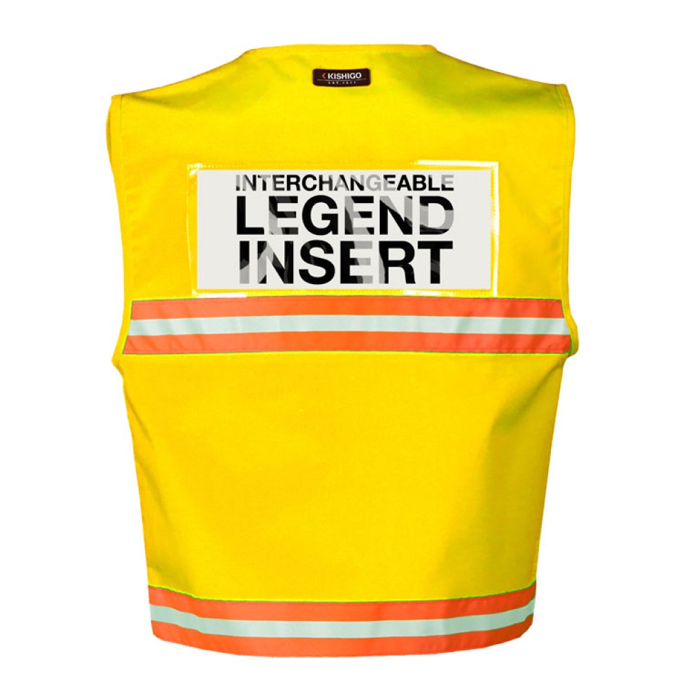 Kishigo 4700 Series Incident Command Vest [Yellow]