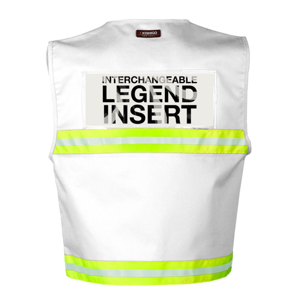 Kishigo 4700 Series Incident Command Vest [White]